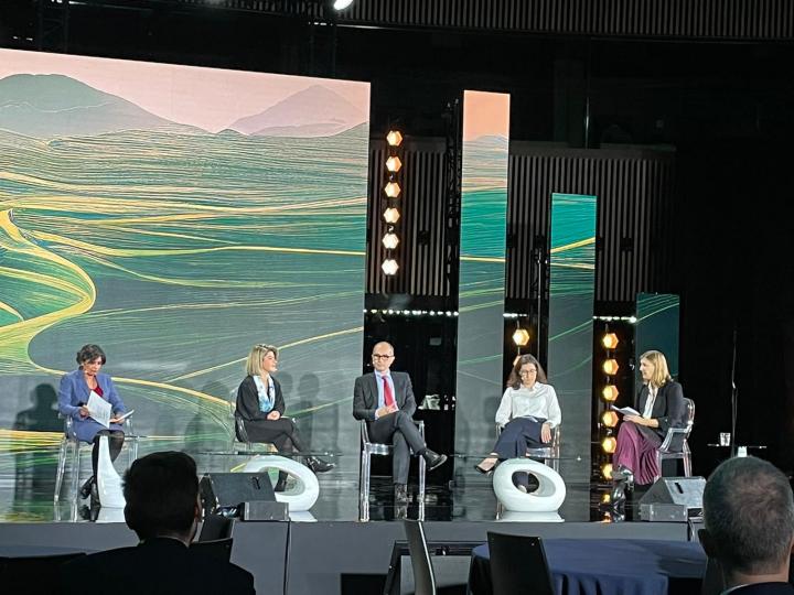 The practical challenges of "net zero". Debate at the 22 Nov Alfi Private Assets Conference. Photo: Alfi.