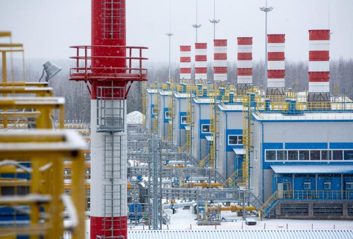 Russian Gazprom facility