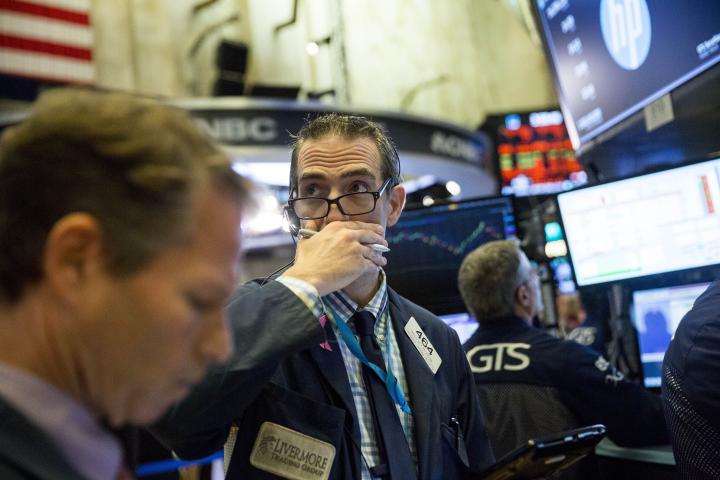Trading floor, Wall Street
