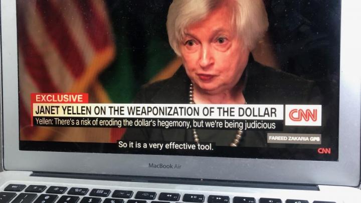 Janet Yellen speaking on CNN.