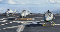 Italy&#039;s Leonardo SpA produces unmanned helicopters. Photo: Leonardo.